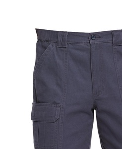 Meilleure qualité hommes décontracté Cargo Shorts 100% coton respirant séchage rapide taille haute Streetwear avec poches toile tissu - Product Image 3