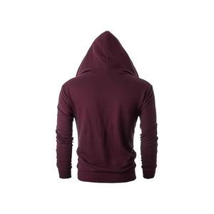 เสื้อฮู้ดดี้ผู้ชายคุณภาพสูง ระบายอากาศได้ดี ซิปหน้า แห้งเร็ว รับผลิตตามแบบ พร้อมบริการสกรีนโลโก้ OEM - Product Image 3