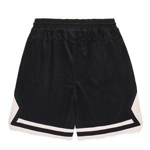 Wholesale High Quality Breathable Men's Basketball Gym Sport Drawstring Nets Mesh Shorts With Zipper Pockets - Product Image 2