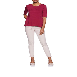 High Quality Casual Oversized Cotton <b>T</b>-<b>shirt</b> Women Custom <b>Silk</b> Printing Short Sleeve <b>T</b>-<b>shirt</b> Women - Product Image 5