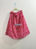 Robe courte en mousseline de soie à imprimé paisley rose pour femmes, style décontracté d'été, tissu en viscose et coton doux