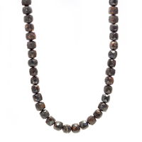 Collier en bronzite naturelle, argent sterling 925, bijoux en pierres précieuses faits à la main, tendance, haute qualité, design unique, cadeau de mode