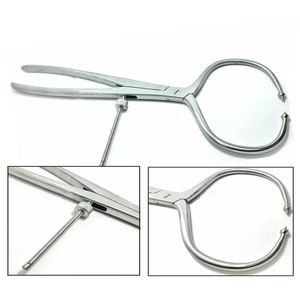 Pinces orthopédiques de réduction osseuse à pointes pointues avec verrouillage rapide, instrument chirurgical en acier inoxydable pour la réparation des fractures - Product Image 5
