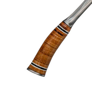 ขวานสแตนเลสแบบแบนพร้อมด้ามไม้พะยูงและปลอกหนัง - Product Image 6