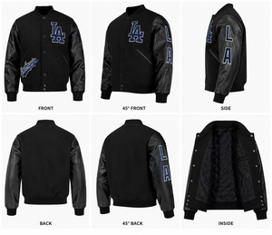 Wholesale Custom Letterman <b>Jacket</b> Women's Vintage Varsity Baseball <b>Jacket</b> Leather Sleeves Embroidery Cotton Knitted Fabric - Product Image 6