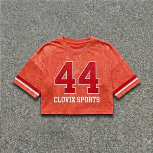 Conjunto de Dos Piezas Premium con Lavado Ácido para Hombre, Camiseta y Pantalones Cortos de Algodón, Atuendo de Verano, Proveedor OEM ODM CLOVIX SPORTS Cl-90, Logotipo Personalizado - Product Image 2