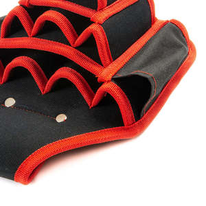 G Genuine Leather Adjustable Strap Zipper Closure <b>Tool</b> <b>Belt</b> Multi-Pocket Utility <b>Pouch</b> Water Resistant Electrician Workshop - Product Image 5