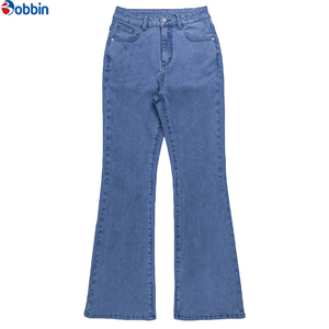 Nuevo Pantalón Vaquero Casual de Tallas Grandes para Mujer, Cintura Alta, Pierna Recta, Bolsillos con Solapa, Cintura Sin Presión, Tallas Personalizadas Disponibles - Product Image 3