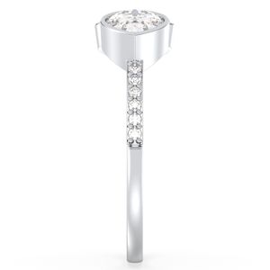 REYES, Anillos de Compromiso de Oro Sólido de 14K con Moissanita para Mujer, Precio de Fábrica al por Mayor, Regalo de Boda, Joyería Fina - Product Image 5