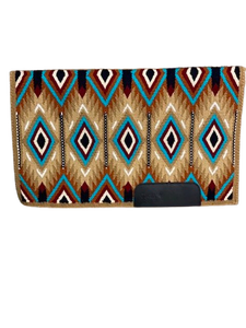 Handmade Wool Western Horse Saddle Blanket Riding Pad for Cowboy Riders Ranch Horses Trail Riding Shows Training and <b>Equestrian</b> - Product Image 3