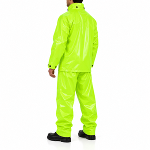 Ensemble imperméable de haute qualité pour homme, veste et pantalon résistants, couleur unie, personnalisable, pour la pêche en plein air, la moto - Product Image 4