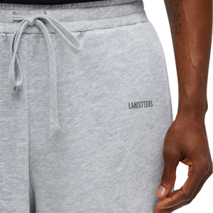 Customized <b>Mens</b> Logo Fleece <b>Trousers</b> Relaxed Fit <b>Drawstring</b> Waist Cuffed Sweatpants OEM Apparel Factory Wholesale Bulk Suppliers - Product Image 5