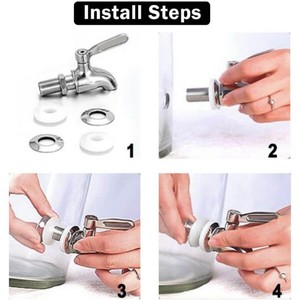 Distributeur d'eau en cuivre au design haut de gamme avec couvercle, grande capacité, style vintage, pour la maison - Product Image 4