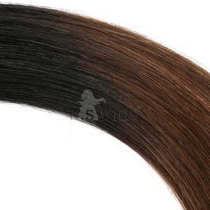 Extensiones de Cabello KSWIGS, Cabello Chino Virgen Remy con Queratina, Puntas Pre-Adheridas, Doble Trama, Ondulado Suelto y Liso, de Lujo - Product Image 2