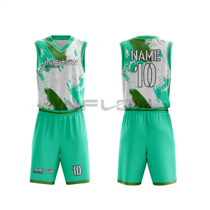 เสื้อบาสเก็ตบอลแบบซับลิเมชั่น ไซส์ใหญ่ ระบายอากาศได้ดี แห้งเร็ว ชุดกีฬาแบบสั่งทำ - Product Image 2
