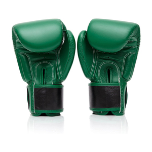 Guantes de boxeo de cuero genuino en venta en línea, guantes de boxeo transpirables personalizados de marca privada - Product Image 3
