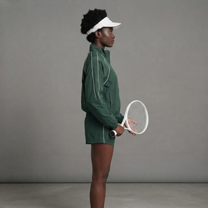 Ensemble veste et short en nylon personnalisé OEM pour femmes, léger, vente en gros, fabricant, logo imprimé DTF personnalisé, streetwear, ensemble pour femmes - Product Image 6