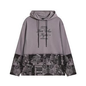 Vente en gros 2025 sweat à capuche d'hiver décontracté surdimensionné pour hommes 100% coton avec sérigraphie HD et soie sweat-shirt graphique à motif solide - Product Image 1