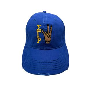 SGRho Baseball Cap <b>Women</b> Embroidered Sorority Style Adjustable Casual <b>Hat</b> Classic Outdoor Sports Sun Protection Fashion Headwear - Product Image 1