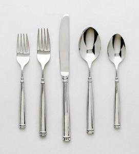 Ensembles de couverts jetables écologiques modernes en métal argenté (couteau, cuillère, fourchette) pour mariages, vente en gros - Product Image 6