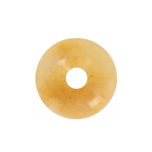 Donuts de Cristal Natural, Calcita Amarilla, Piedra de Cristal, Gema, Piedra de Cristal Reiki, Gemas Curativas, Donuts de Ágata - Product Image 4