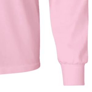Camiseta Rosa de Manga Larga con Estampado Gráfico del Escudo 1908, Cuello Redondo, Informal, para Mujer, Moda Urbana, Ropa para Uso Diario - Product Image 4