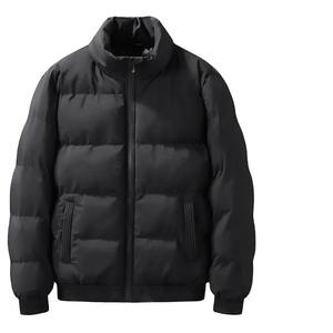 <b>Men</b> Beige Puffer <b>Jacket</b> Hood Breathable Front <b>Warm</b> Quilted Polyester Fiber Multiple Pockets Winter Outerwear Outdoor Casual - Product Image 5