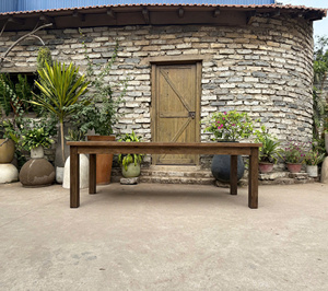 Rustic <b>Brown</b> Recycled Wood Oak <b>Table</b> Furniture for Home Use from VietNam Square Solid Wood Dining <b>Table</b>, Walnut, Pine - Product Image 2