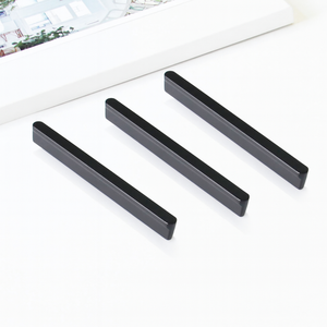 High Quality Matte Black Zinc Alloy Handle Modern <b>Pull</b> for Kitchen Cabinet Bathroom Wardrobe Nightstands Hardware - Product Image 3