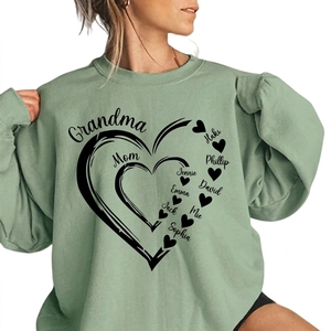 Sweat-shirt en molleton de coton surdimensionné personnalisé pour l'hiver, col rond, unisexe, broderie de lettres en chenille, twill - Product Image 3