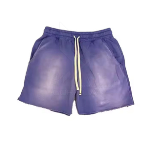 Shorts de Cintura Alta para Mujer, Lavado Ácido, 100% Algodón, Vintage, Transpirables, de Secado Rápido, Ecológicos, con Cintura Elástica, para Uso Diario - Product Image 6