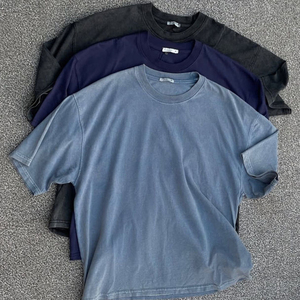 Camisetas de Hombre, Nuevas, en Oferta, 100% Algodón, 250gsm, Hombros Caídos, Corte Amplio, Personalizadas, de Secado Rápido, Transpirables y Ecológicas - Product Image 2