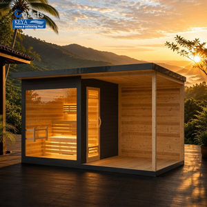 Maison de <span class=keywords><strong>spa</strong></span> extérieure artisanale en cèdre rouge avec patio abrié et vue panoramique, homologuée ETL, Wi-Fi intégré, <span class=keywords><strong>Allemagne</strong></span> Wellness - Product Image 1