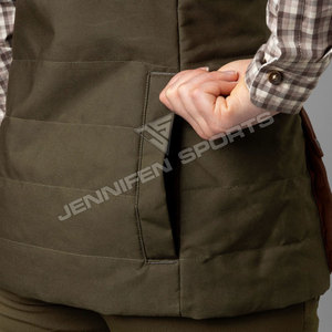 Gilet de chasse en plein air en toile 100% coton, deux couleurs, Harkila, avec plusieurs poches, gilet de voyage - Product Image 4