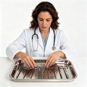 Boîte de rangement pour instruments chirurgicaux en acier inoxydable, organiseur médical pour cliniques, hôpitaux, stérilisation - Product Image 2