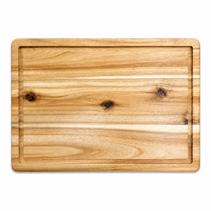 Planche à découper en bois d'acacia massif, bloc de boucher, 15x10 pouces, compatible lave-vaisselle, multifonctionnelle, non toxique, durable, écologique - Product Image 1