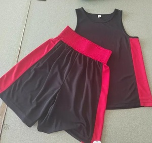 Uniforme de Boxeo Deportivo RTS, Talla Personalizada, Más Vendido, Conjunto de Chaleco y Pantalones Cortos de Boxeo, Tela 100% Poliéster, Uniformes de Boxeo CP-BU-08 - Product Image 1