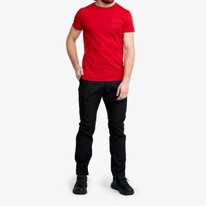 Men's <b>Black</b> Quick Dry Pants Slim Fit Zip Fly Water Resistant Outdoor Hiking <b>Trousers</b> With Pockets All Seasons Wear - Product Image 2