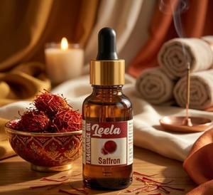Huile parfumée Leela Saffron pour savon, bougie, diffuseur de parfum, cosmétiques et applications DIY - Product Image 1