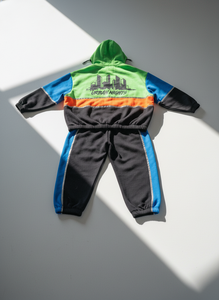 Chaqueta Deportiva con Capucha, Diseño Personalizado, Impresa, Ecológica, Impermeable, Resistente al Viento, Transpirable, de 2 Piezas, para Exteriores, Venta al Por Mayor - Product Image 2
