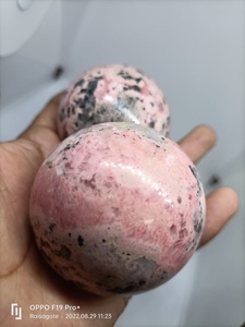 Wholesale Natural high Quality Peruvian Rhodochrosite <b>crystal</b> <b>ball</b> <b>crystal</b> sphere wholesale natural stone for healing home decor - Product Image 6