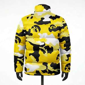 Custom Sublimation <b>Plus</b> <b>Size</b> Oversized Streetwear Winter Puffer <b>Jackets</b> for <b>Men</b> Winter Thick Padded Down Puffer <b>Jacket</b> - Product Image 2