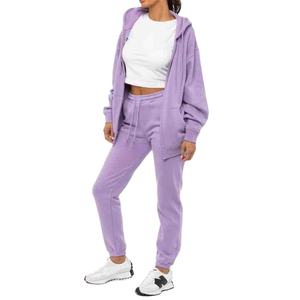 Service OEM Haute Qualité Gym Porter Survêtement Fabricant Femmes Ensemble Pantalon Deux Pièces Conception Polaire Lourde Surdimensionnée 2026 - Product Image 2