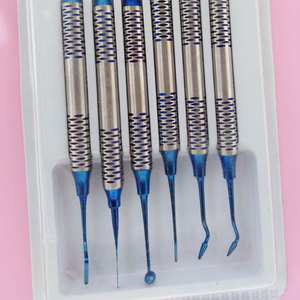 Premium Titanium Coated Composite Filling Polishing Restorative Dental Kit Dentistry Surgical <b>Instruments</b> Set CE ISO Certified - Product Image 3