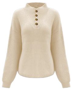 Suéter Cárdigan Informal Blanco para Mujer, Tejido Calado de Poliéster/Algodón, Hecho en Bangladés - Product Image 1