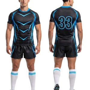 Tenues de rugby pour hommes et femmes, offrant une tissu respirant haute performance, une coupe courte et flexible, une construction durable, personnalisables pour les équipes - Product Image 4