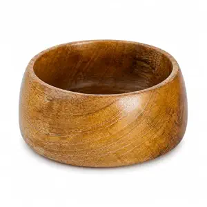 Bol à salade en bois, vente en gros, écologique, fait main, moderne, FAIZA CRAFT, plat de service pour fruits pour les fêtes - Product Image 5