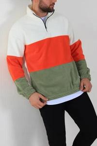 Sweat-shirt à capuche imperméable pour homme, à blocs de couleur, manches régulières, séchage rapide, respirant, pour l'automne - Product Image 3