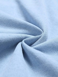 Camisa de Manga Larga de Algodón Azul Claro para Hombre, con Bolsillos en el Pecho, Corte Regular, Cuello Clásico, para Primavera - Product Image 5