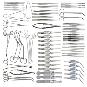 ชุดเครื่องมือผ่าตัดหลอดเลือดใหญ่ระดับมืออาชีพ 62 ชิ้น ผลิตจากเหล็กกล้าไร้สนิมเยอรมัน ใช้ซ้ำได้ ได้รับการรับรองมาตรฐาน CE ISO โดย Tegra Sets - Product Image 2